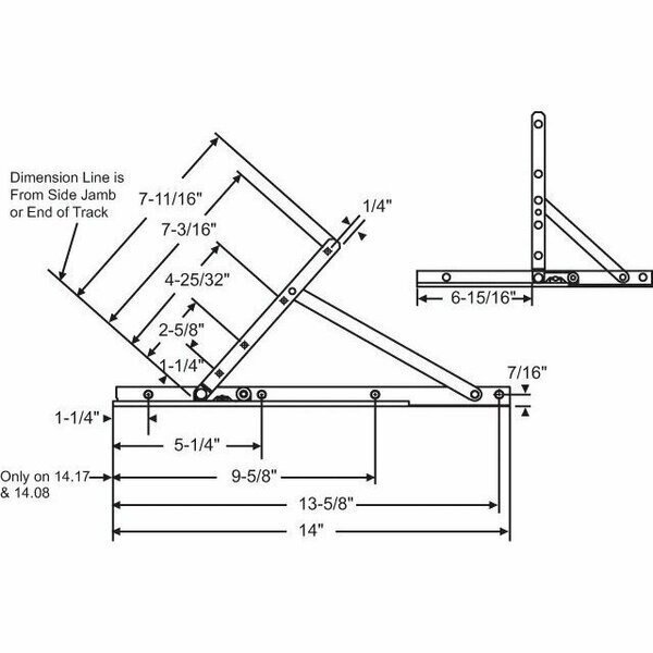 Concealed Hinge Assembly, Strybuc, Mfr#: 28-15-2